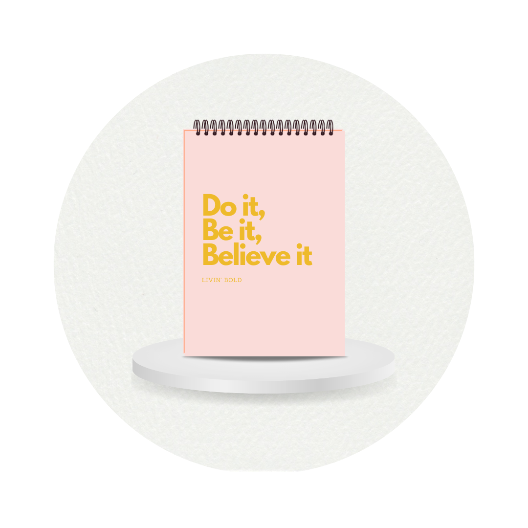 Digital Notepad | Do it, Be it, Believe it Livin' Bold on Etsy Digital Collection